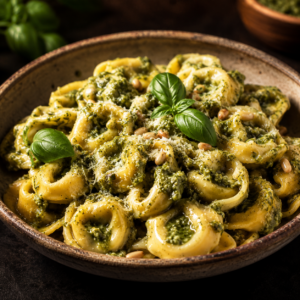 Tortellini ricotta épinard pesto
